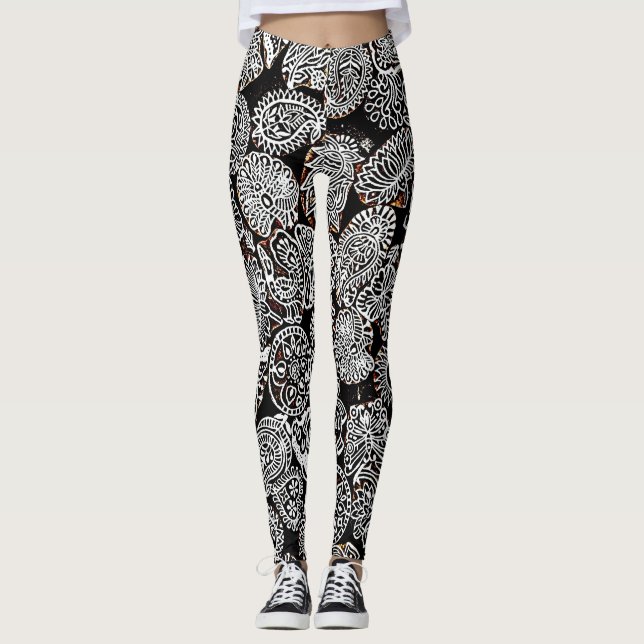 Twerking Modelle Leggings (Vorderseite)