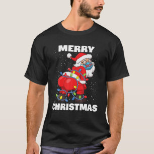 Twerking Santa Claus Face Maske Merry Christmas Tr T-Shirt