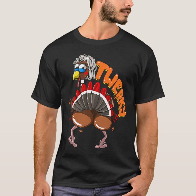 Twerking Turkey T-Shirt Twerky Tanz Tanz Türkei Ta (Vorderseite)