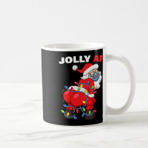 Twerking Weihnachtsmann in Maske Gatland Fröhliche Kaffeetasse