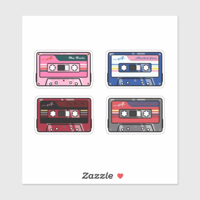 TWICE Cassette Tapes Sticker Pack ver.2 (Blatt)