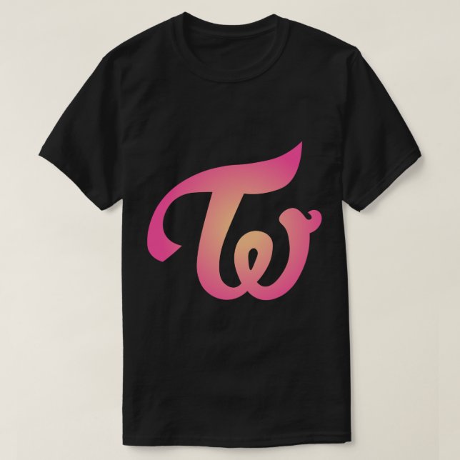 Twice Logo - Original Sticker T-Shirt (Design vorne)