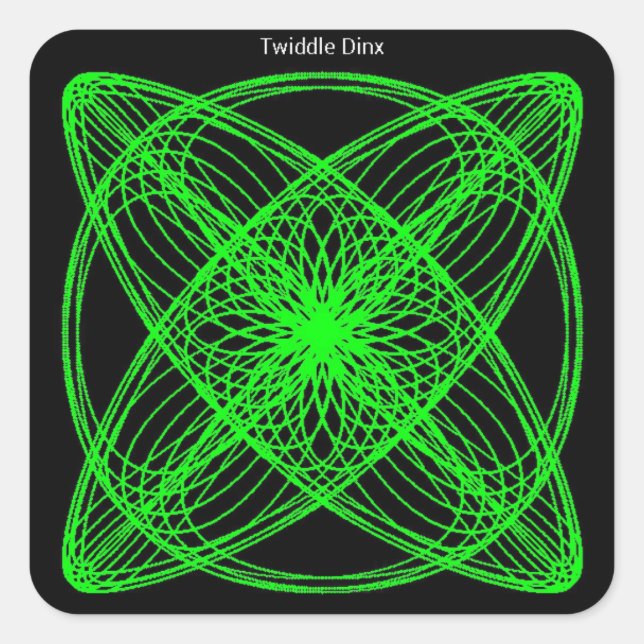 Twidle #52 - 1,5" Square Stickers - 20 pro Blatt (Vorderseite)