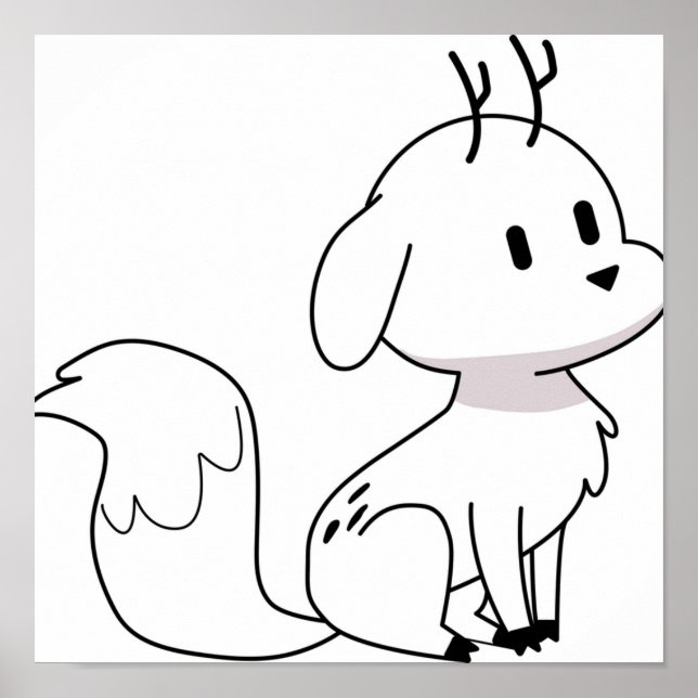 Twig Deerfox Hilda Poster (Vorne)