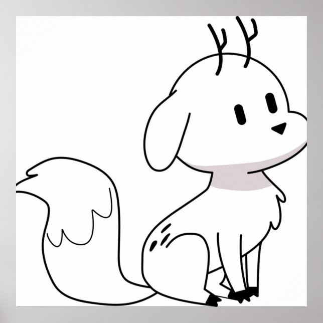 Twig Deerfox Hilda Poster (Vorne)