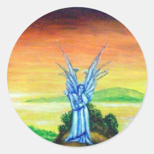 TWILIGHT ANGEL RUNDER AUFKLEBER