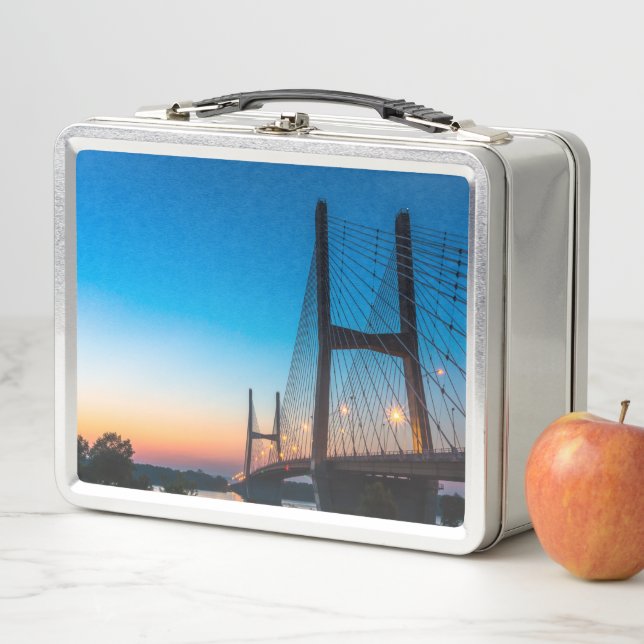 Twilight auf Bill Emerson Bridge Metall Brotdose (Beispiel)