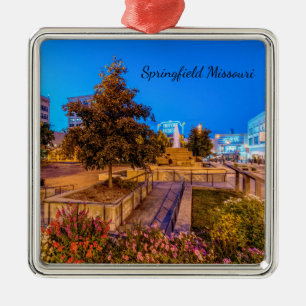 Twilight auf dem Park Central Square Ornament Aus Metall