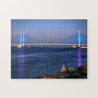 Twilight auf der Indian River Inlet Bridge Puzzle