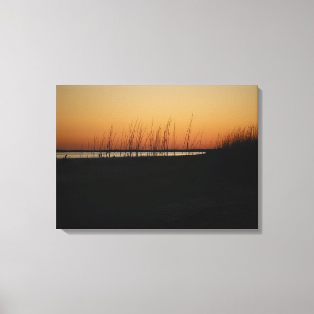 Twilight auf der Insel Sullivan Leinwanddruck (Vorderseite)