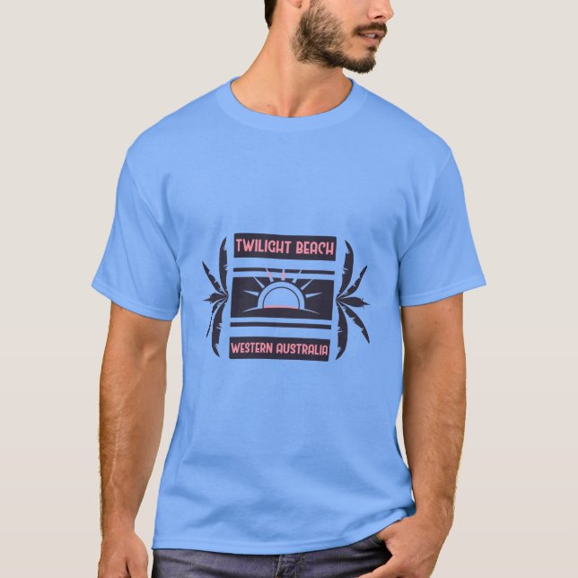Twilight Beach Western Australien T-Shirt (Vorderseite)