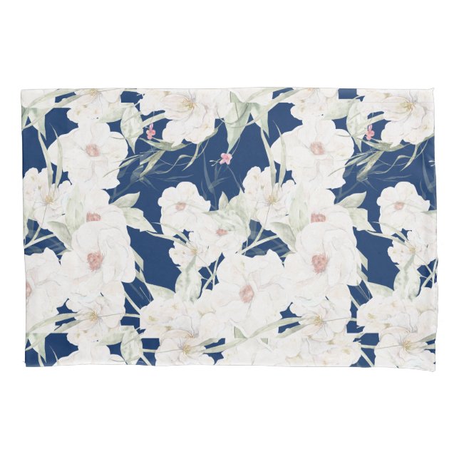 Twilight Bloom II Pillowcases - Florals Kissenbezug (Vorderseite-Links)