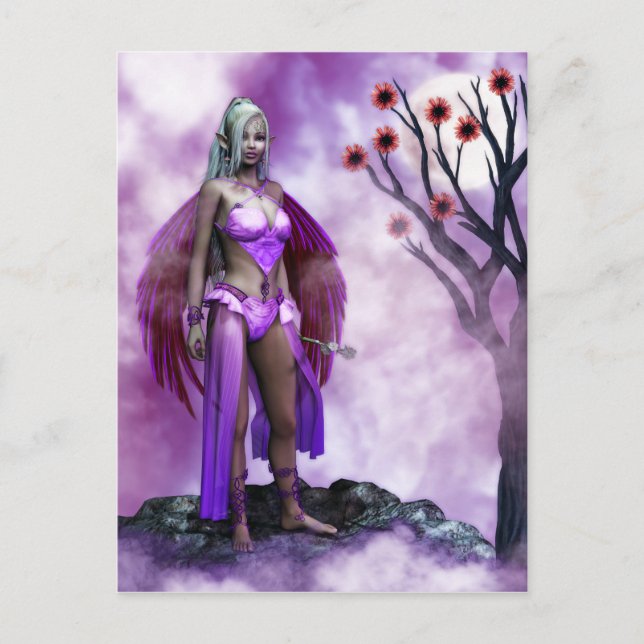 Twilight Blossom Fairy Postkarte (Vorderseite)