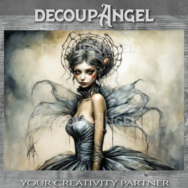 Twilight Bride Roxane - Decoupage - Seidenpapier (Von Creator hochgeladen)