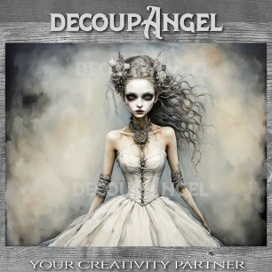 Twilight Bride Viviana - Decoupage - Seidenpapier