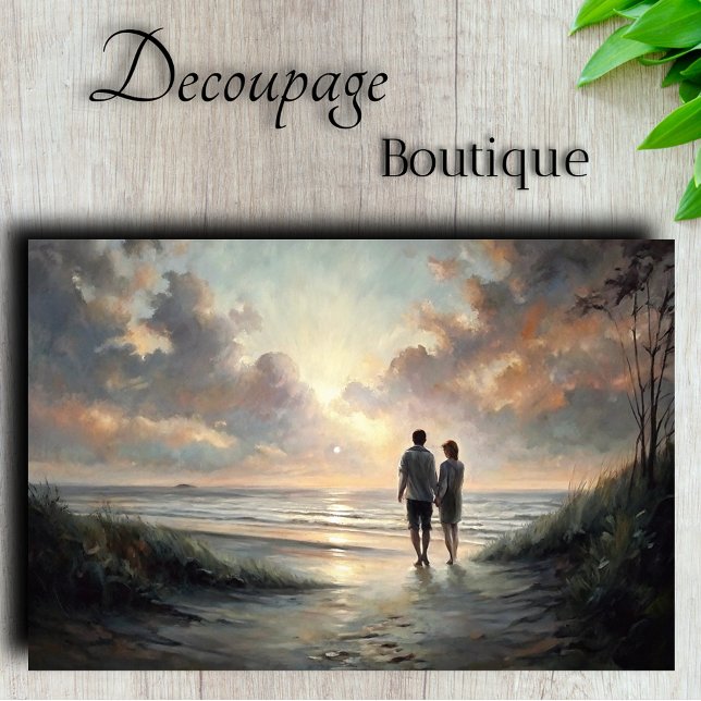 Twilight Devotion Decoupage Seidenpapier (Twilight Devotion Decoupage Tissue Paper)