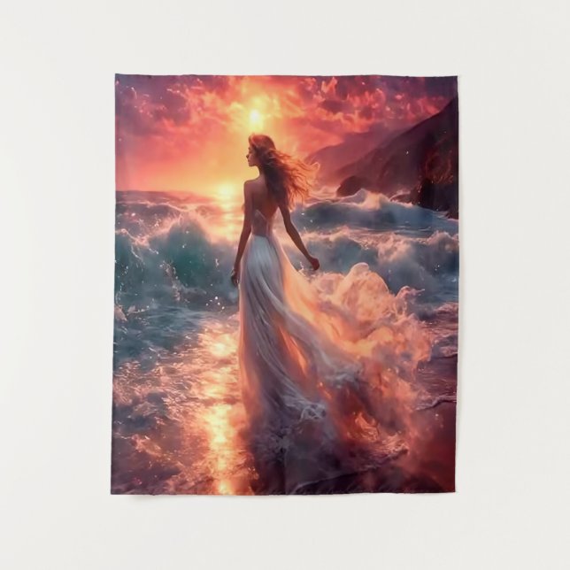 Twilight Dreams Wandteppich (Vorderseite)