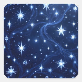 Twilight Drift Quadratischer Aufkleber