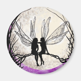 Twilight Fairy Art Magnete Fairy Silhouette
