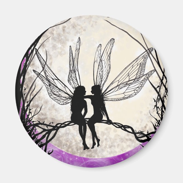 Twilight Fairy Art Magnete Fairy Silhouette (Vorne)