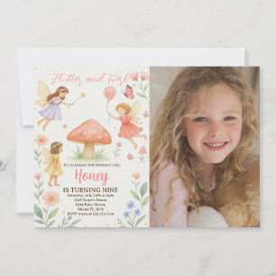 Twilight Fairy Geburtstag Einladung mit Foto