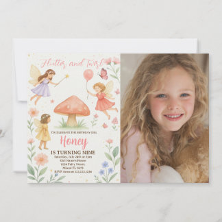 Twilight Fairy Geburtstag Einladung mit Foto