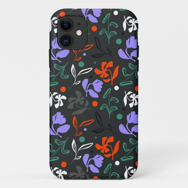 Twilight Flora Case-Mate iPhone Hülle (Rückseite)