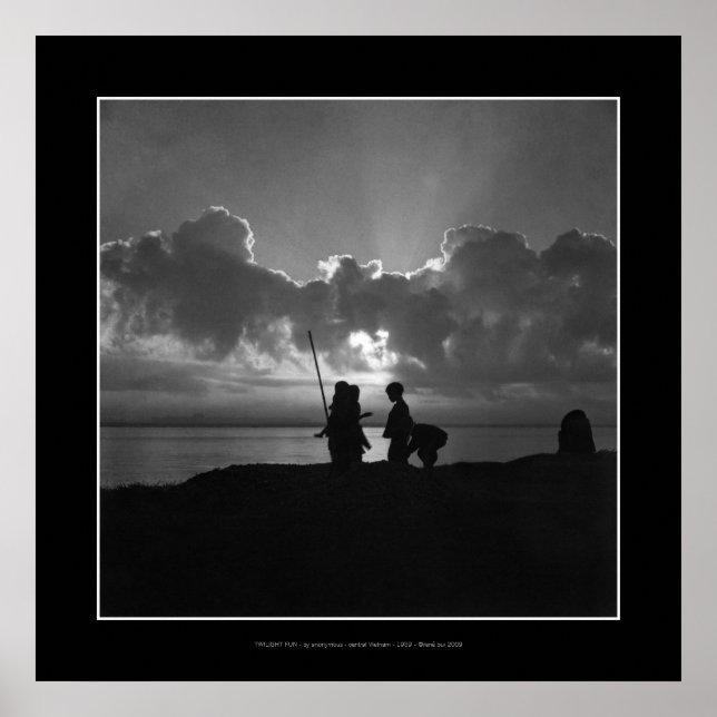 TWILIGHT FUN (schwarzer Hintergrund) Poster (Vorne)