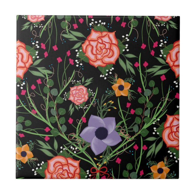Twilight Garden Tile Fliese (Vorderseite)