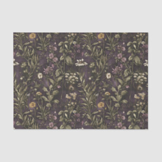 Twilight Garden Tissue - Verzauberte Blumen Seidenpapier