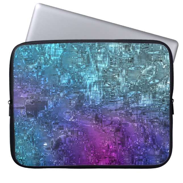 Twilight Geometric Abstrakt Art Notebook-Case Laptopschutzhülle (Vorderseite)