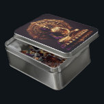 Twilight Golden Buddha mit detailliertem Design Puzzle<br><div class="desc">Eine atemberaubende,  goldene Buddha-Statue,  die mit aufwändigen Mustern und einem ruhigen Ausdruck geschmückt ist,  liegt anmutig vor einem dunklen Hintergrund. Das warme Licht unterstreicht seine Eigenschaften und schafft eine ruhige Atmosphäre während eines friedlichen Augenblicks in der Dämmerung.</div>
