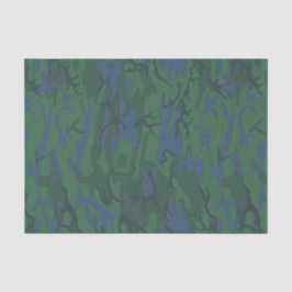 Twilight Green Camouflage Seidenpapier