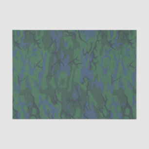 Twilight Green Camouflage Seidenpapier