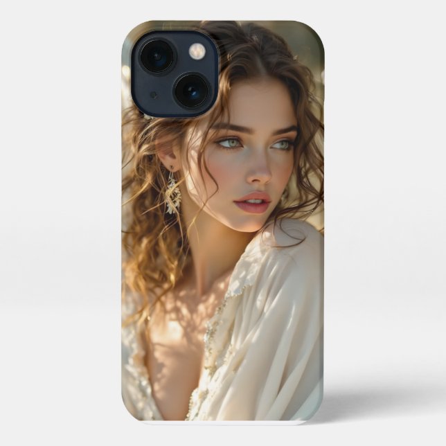 Twilight Guardian - Engel der Gilded Wings iPhone Hülle (Rückseite)