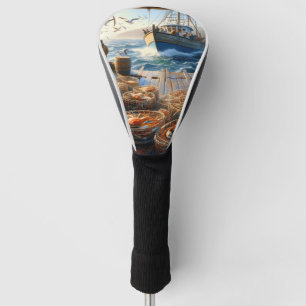 Twilight Harvest Fischer sammeln Krebse Golf Headcover
