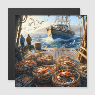 Twilight Harvest Fischer sammeln Krebse Magnetkarte