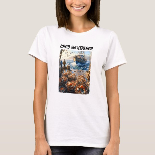 Twilight Harvest Fischer sammeln Krebse T-Shirt (Vorderseite)