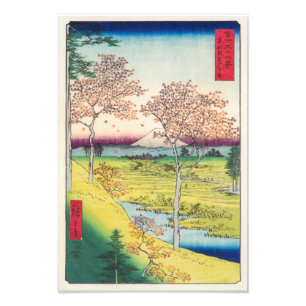 Twilight Hill bei Meguro   Hiroshige   Fotodruck
