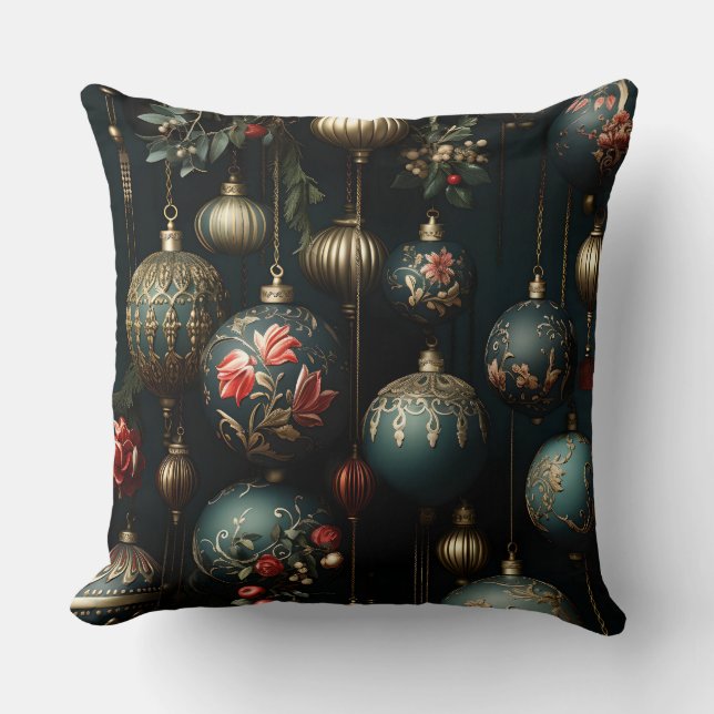 Twilight Holiday Bezauberung Botanik Kissen (Vorderseite)