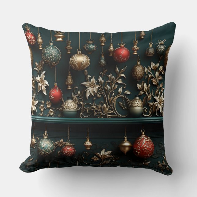 Twilight Holiday Bezauberung Botanik Kissen (Vorderseite)