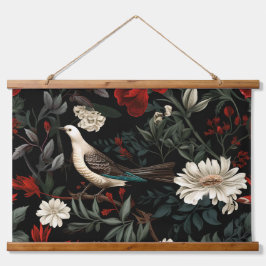 Twilight Holiday Bezauberung Botanik Wandteppich Mit Holzrahmen