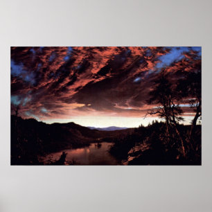 Twilight in der Wildnis - Frederick Edwin Church Poster