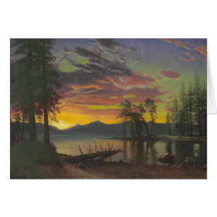 Twilight, Lake Tahoe, c.1870s (Öl auf Leinwand)