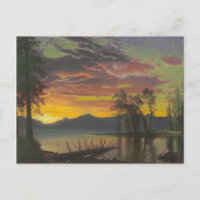 Twilight, Lake Tahoe, c.1870s (Öl auf Leinwand)
