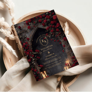 Twilight Lantern Arch Wedding Einladung