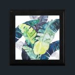 Twilight Palms - Palm Blätter Erinnerungskiste<br><div class="desc">"Twilight Palms II" von Grace Popp. Eine Sammlung tropischer Vegetation in einem Aquarell-Stil.</div>