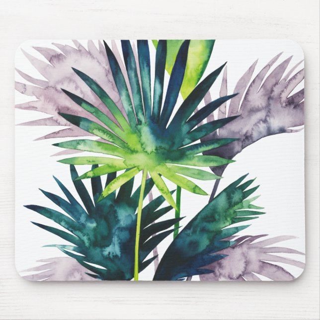 Twilight Palms - Palm Fronds Mousepad (Vorne)