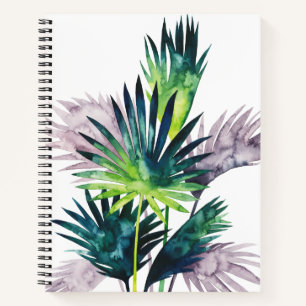 Twilight Palms - Palm Fronds Notizbuch