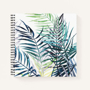 Twilight Palms - Tropische Blätter Notizbuch